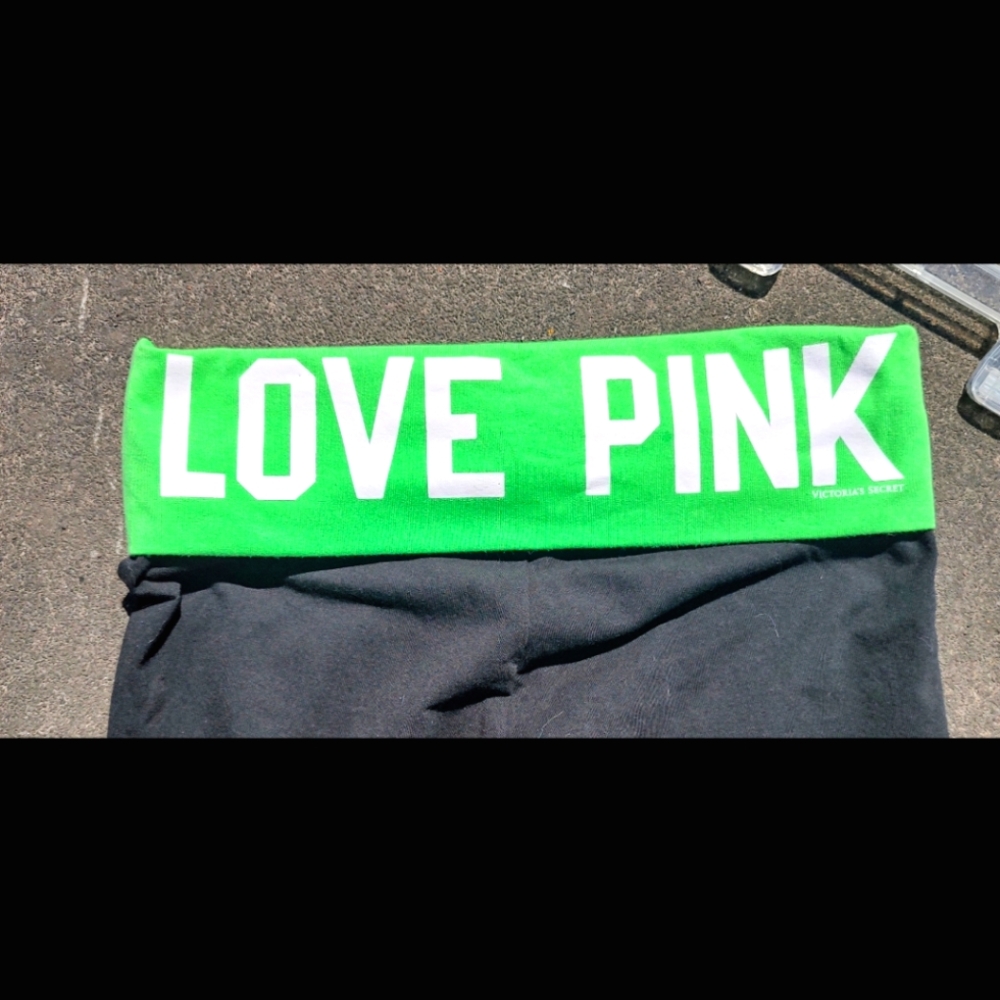 NWOT PINK Foldover Capris